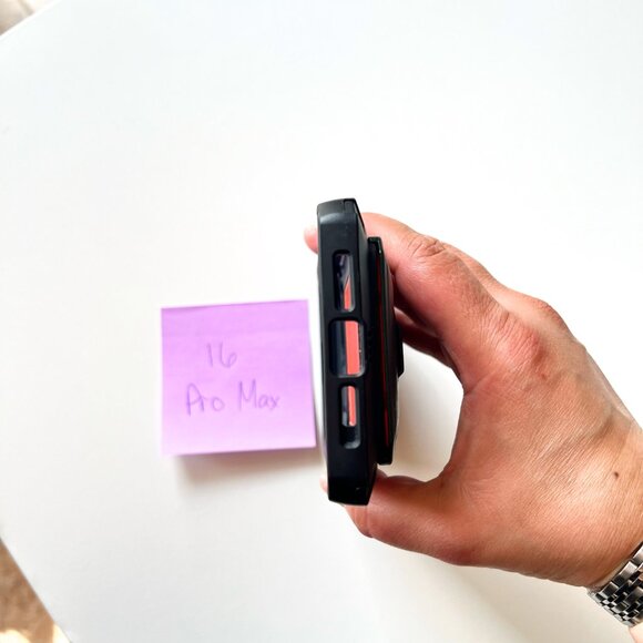 iPhone 16 Pro Max Wallet Card Holder Case Rugged Metallic Green With Kickstand - Picture 7 of 9